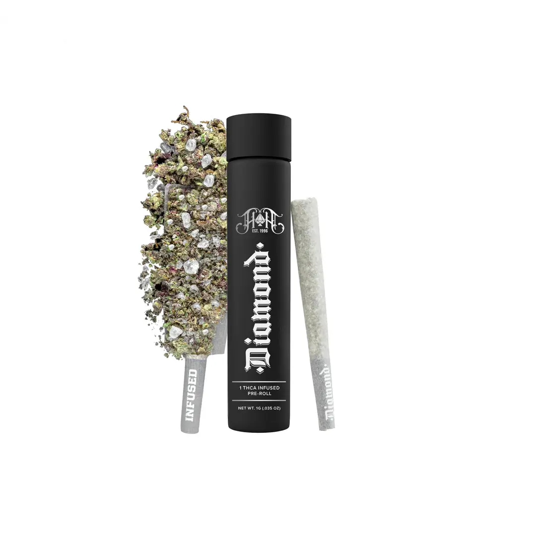 Heavy Hitters God's Gift • Infused Diamond Pre-Roll • 1g