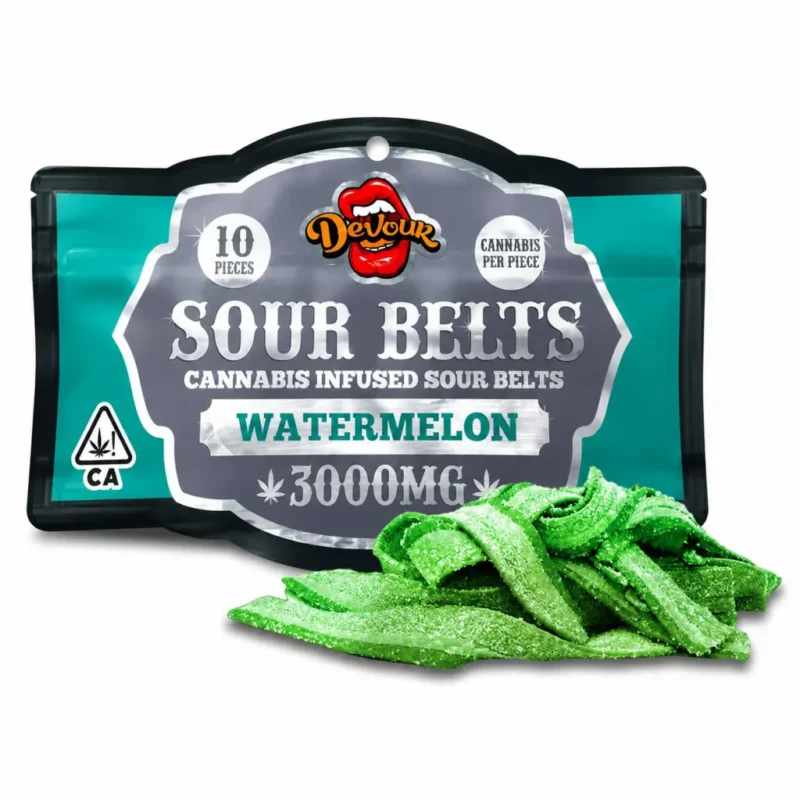 Devour Sour Belts (3000mg)
