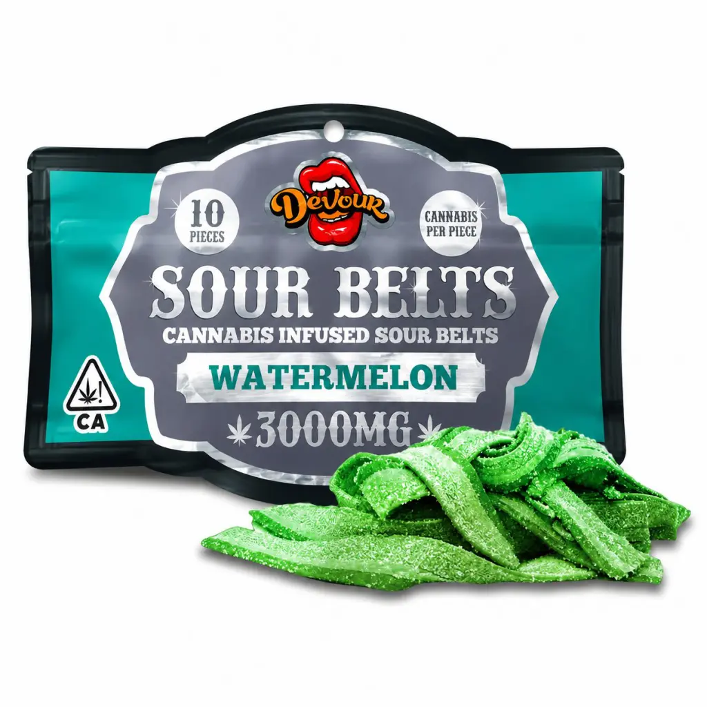 Devour Sour Belts (3000mg)