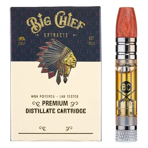 Big Chief THC Cartridge 1G – White Widow