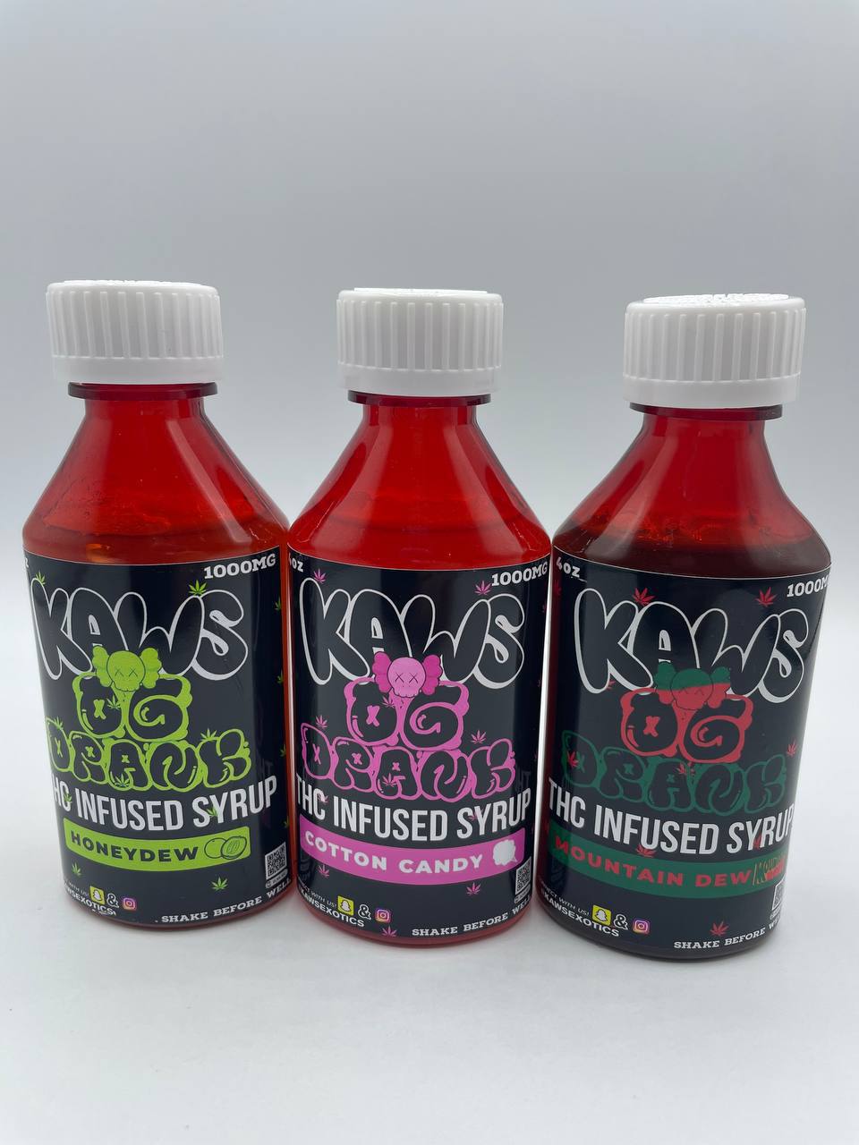 Kaws OG Drank THC Infused Syrup