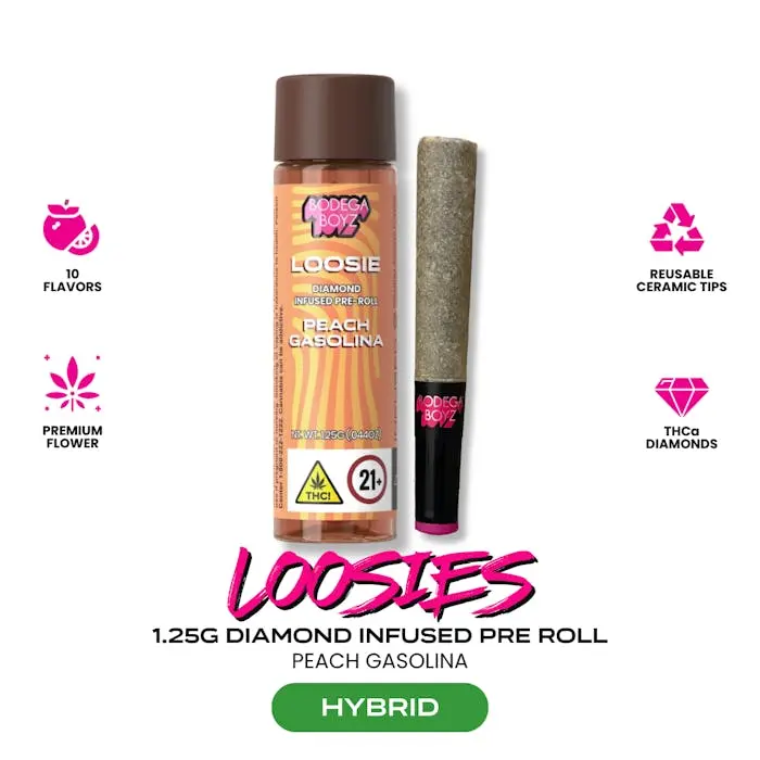 BODEGA BOYZ Peach Gasolina • Infused Pre-roll • 1.25g