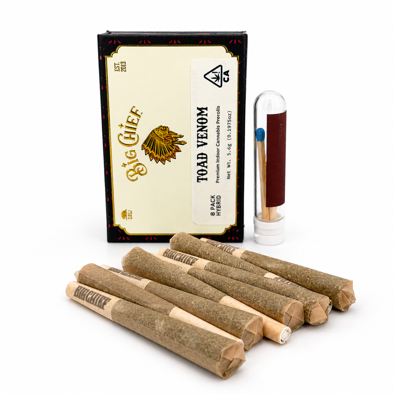 Big Chief 8-Pack Original Prerolls (5.6g) - Image 3
