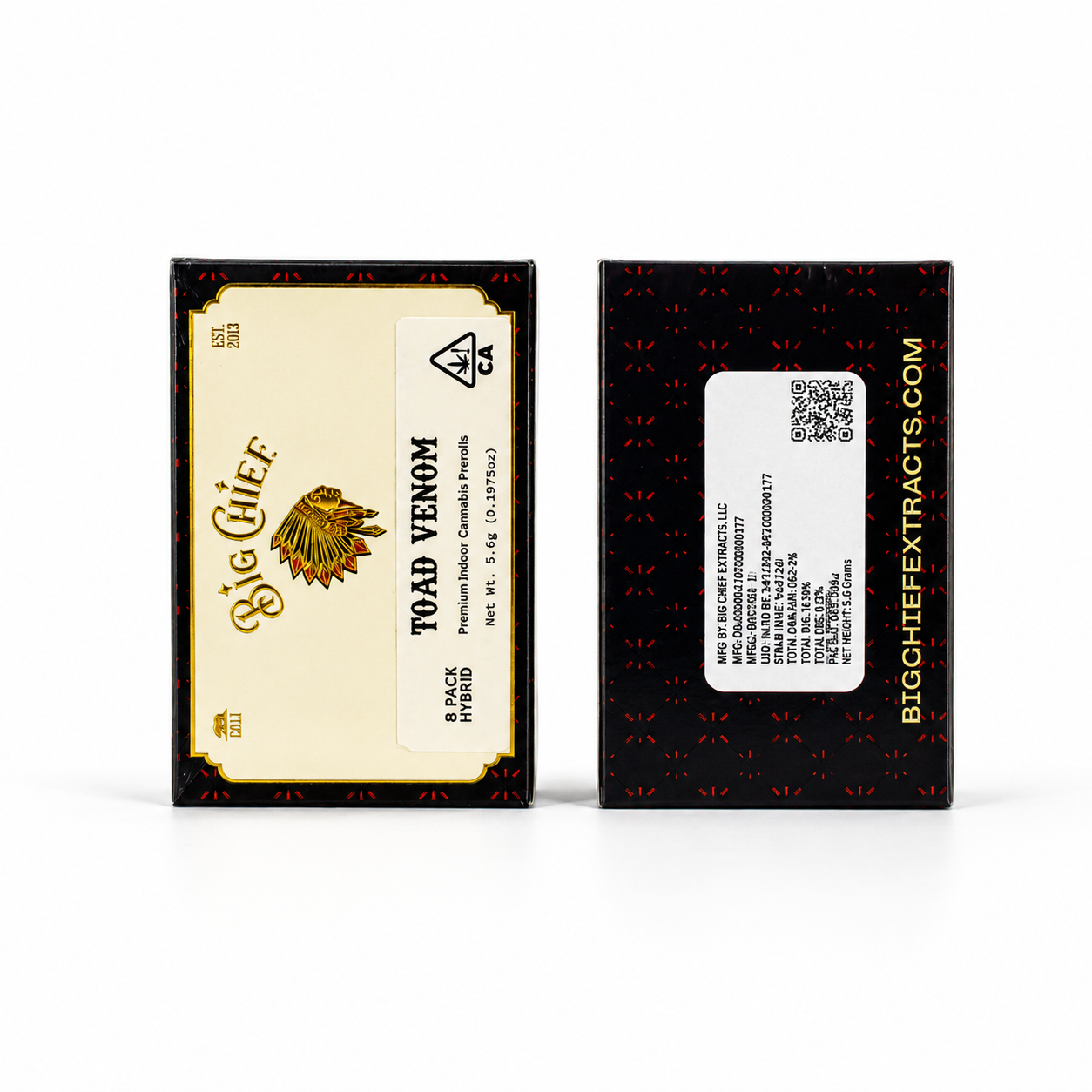Big Chief 8-Pack Original Prerolls (5.6g) - Image 2