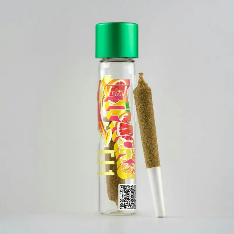 Jetpacks Strawberry Sour Diesel • Infused Mini Pre-Roll • .6G