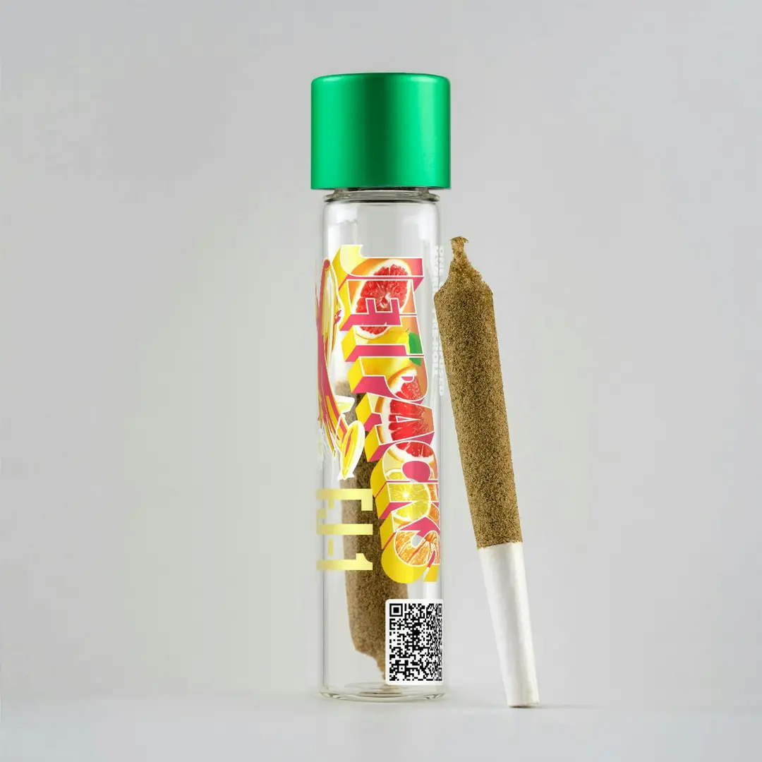 Jetpacks Strawberry Sour Diesel • Infused Mini Pre-Roll • .6G