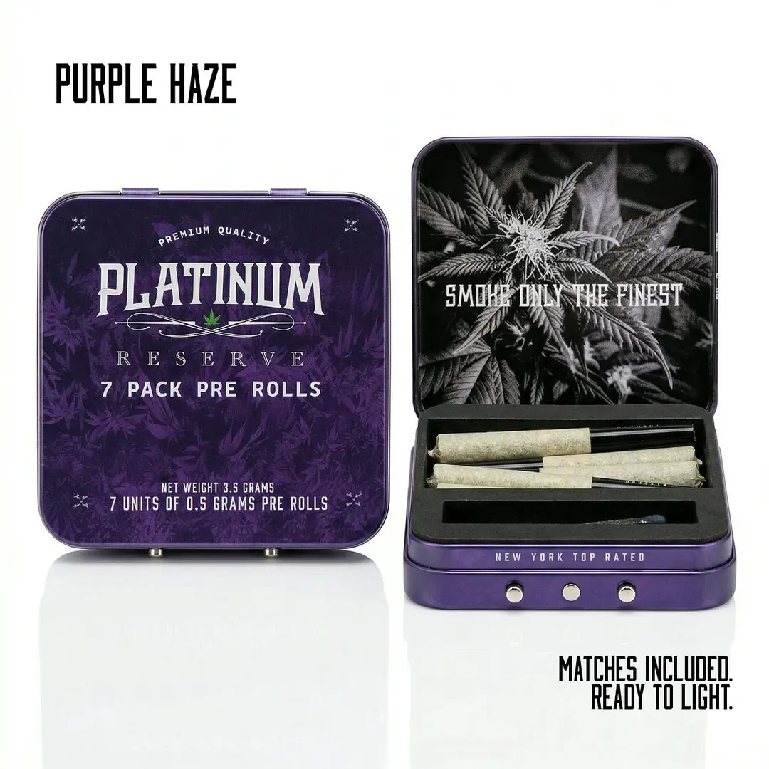 Platinum Reserve Purple Haze 7 Pack Pre-rolls 3.5g