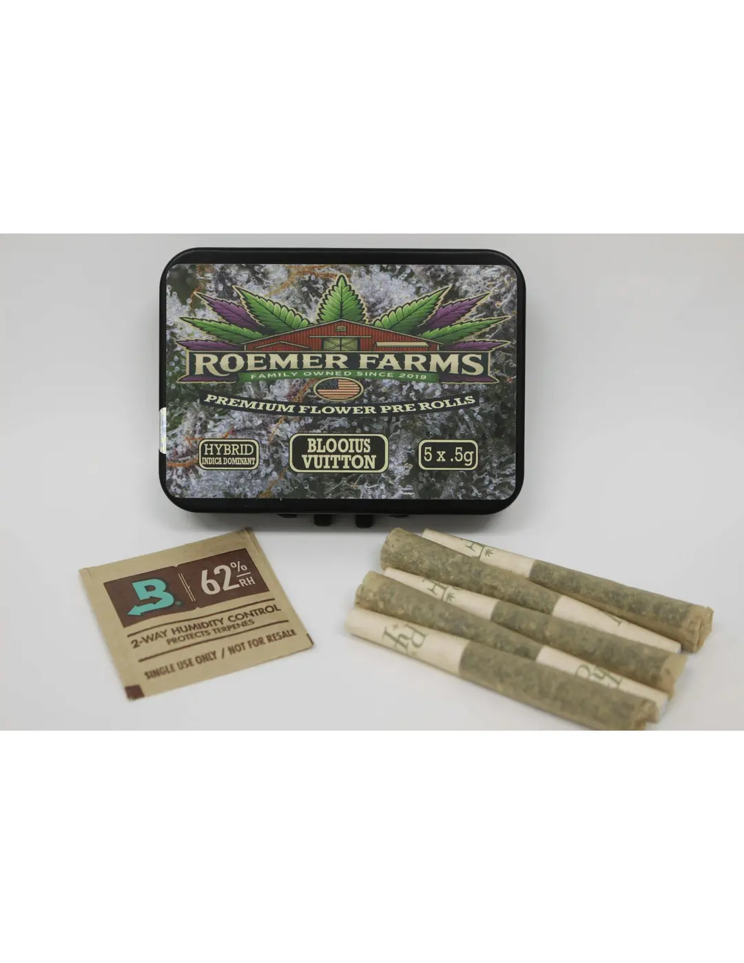 Roemer Farms Blooius Vuitton 5pk Pre-rolls 2.5g
