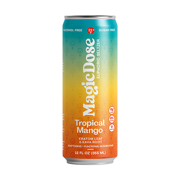 Magic Dose Kratom Leaf + Kava Root Seltzer | 12oz.